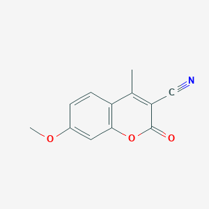 7-methoxy-4-methyl-2-oxo-2H-chromene-3-carbonitrile - 
