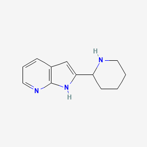 2-(Piperidin-2-YL)-1H-pyrrolo[2,3-B]pyridine - 
