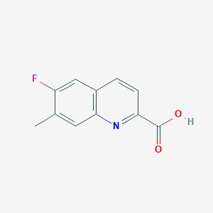 6-Fluoro-7-methylquinoline-2-carboxylic acid - 