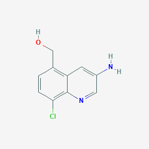 (3-Amino-8-chloroquinolin-5-yl)methanol - 