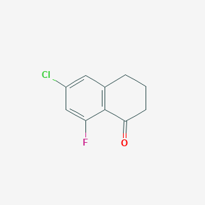 6-Chloro-8-fluoro-3,4-dihydronaphthalen-1(2H)-one - 