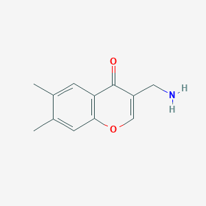 3-(Aminomethyl)-6,7-dimethyl-4H-chromen-4-one - 