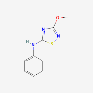 3-methoxy-N-phenyl-1,2,4-thiadiazol-5-amine - 90564-94-6