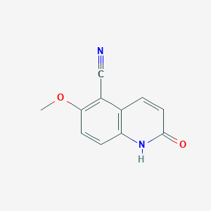 6-Methoxy-2-oxo-1,2-dihydroquinoline-5-carbonitrile - 