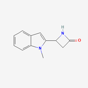 4-(1-Methyl-1H-indol-2-yl)azetidin-2-one - 