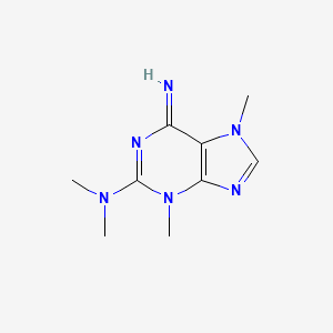 6-Imino-N,N,3,7-tetramethyl-6,7-dihydro-3H-purin-2-amine - 