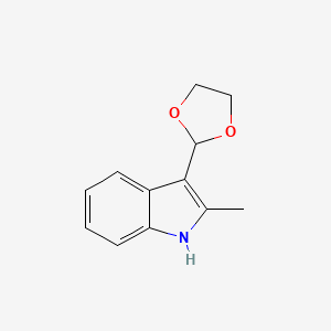 3-(1,3-dioxolan-2-yl)-2-methyl-1H-indole - 