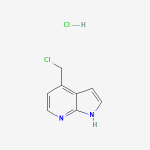 4-(Chloromethyl)-1H-pyrrolo[2,3-b]pyridine hydrochloride - 