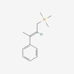 (E)-Trimethyl(3-phenylbut-2-en-1-yl)silane - 
