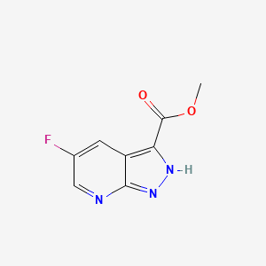 Methyl 5-fluoro-1H-pyrazolo[3,4-b]pyridine-3-carboxylate - 1256817-19-2