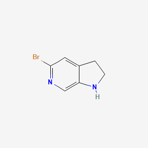 5-Bromo-2,3-dihydro-1H-pyrrolo[2,3-C]pyridine - 