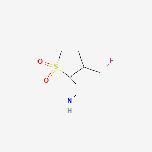 8-(Fluoromethyl)-5-thia-2-azaspiro[3.4]octane 5,5-dioxide - 
