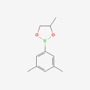 2-(3,5-Dimethylphenyl)-4-methyl-1,3,2-dioxaborolane - 