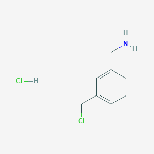 (3-(Chloromethyl)phenyl)methanamine hydrochloride - 