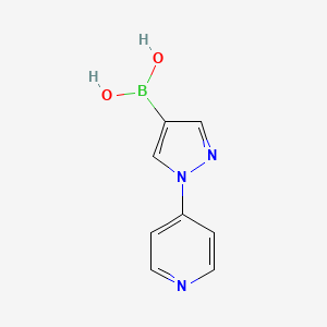 (1-(Pyridin-4-yl)-1H-pyrazol-4-yl)boronic acid - 