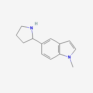 1-Methyl-5-(pyrrolidin-2-yl)-1H-indole - 