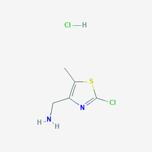 (2-Chloro-5-methylthiazol-4-yl)methanamine hydrochloride - 