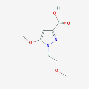 5-Methoxy-1-(2-methoxyethyl)-1H-pyrazole-3-carboxylic acid - 1263211-61-5