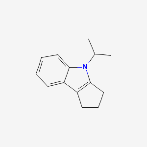 4-Isopropyl-1,2,3,4-tetrahydrocyclopenta[b]indole - 