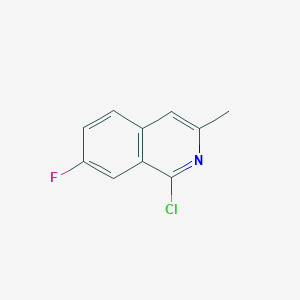 1-Chloro-7-fluoro-3-methylisoquinoline - 