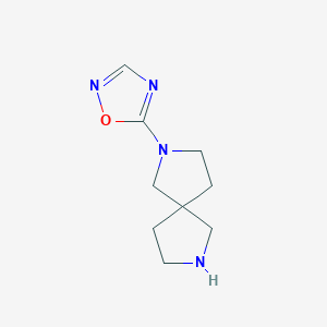 2,7-Diazaspiro[4.4]nonane, 2-(1,2,4-oxadiazol-5-yl)- - 646056-48-6
