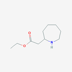 Ethyl 2-(azepan-2-YL)acetate - 