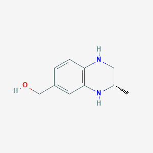 (S)-(3-Methyl-1,2,3,4-tetrahydroquinoxalin-6-yl)methanol - 