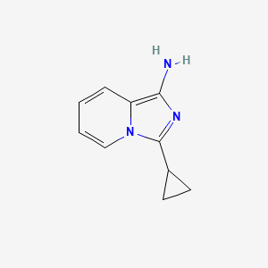 3-Cyclopropylimidazo[1,5-a]pyridin-1-amine - 
