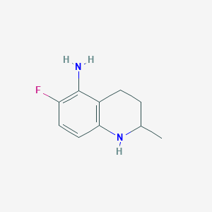 6-Fluoro-2-methyl-1,2,3,4-tetrahydroquinolin-5-amine - 77498-30-7
