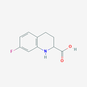 7-Fluoro-1,2,3,4-tetrahydroquinoline-2-carboxylic acid - 