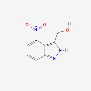 (4-Nitro-1H-indazol-3-yl)methanol - 
