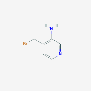 4-(Bromomethyl)pyridin-3-amine - 