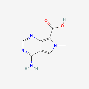 4-Amino-6-methyl-6H-pyrrolo[3,4-d]pyrimidine-7-carboxylic acid - 