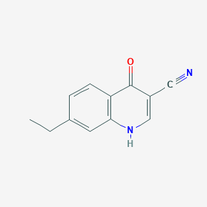 3-Quinolinecarbonitrile, 7-ethyl-4-hydroxy- - 61338-27-0