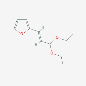 2-(3,3-Diethoxyprop-1-en-1-yl)furan - 