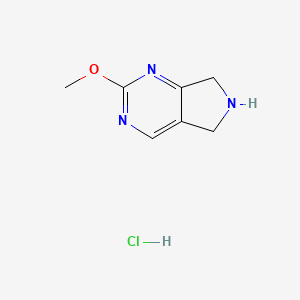 2-Methoxy-6,7-dihydro-5H-pyrrolo[3,4-d]pyrimidine hydrochloride - 
