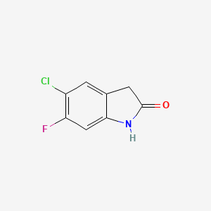 5-Chloro-6-fluoroindolin-2-one - 
