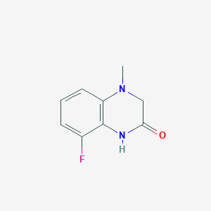 8-Fluoro-4-methyl-3,4-dihydroquinoxalin-2(1H)-one - 