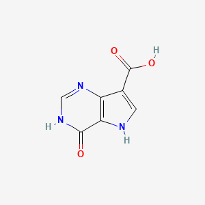 4-Oxo-4,5-dihydro-3H-pyrrolo[3,2-d]pyrimidine-7-carboxylic acid - 