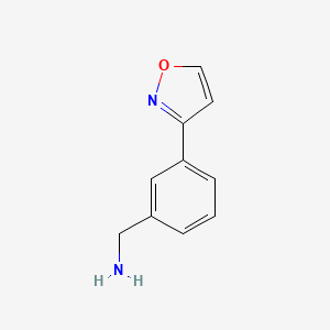 (3-(Isoxazol-3-yl)phenyl)methanamine - 