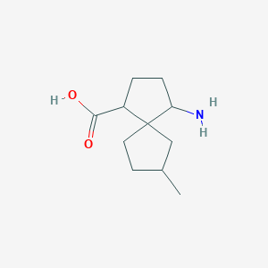 Spiro[4.4]nonane-1-carboxylicacid, 4-amino-7-methyl- - 251461-91-3