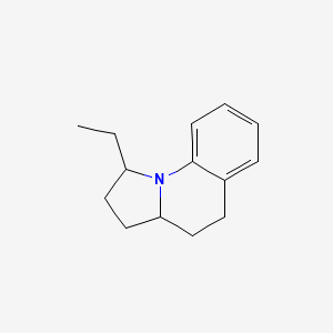 1-Ethyl-1,2,3,3a,4,5-hexahydropyrrolo[1,2-a]quinoline - 