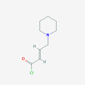 (E)-4-(piperidin-1-yl)but-2-enoyl chloride - 