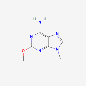 2-Methoxy-9-methyl-9H-purin-6-amine - 61494-91-5