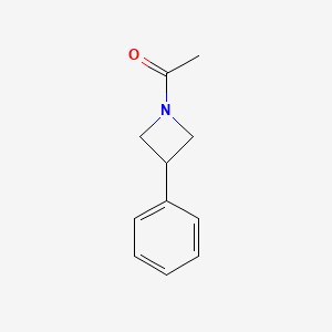 1-(3-Phenylazetidin-1-yl)ethanone - 91132-00-2