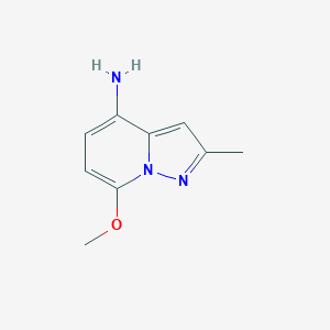 7-Methoxy-2-methylpyrazolo[1,5-A]pyridin-4-amine - 