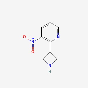 2-(Azetidin-3-yl)-3-nitropyridine - 