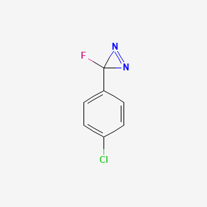 3-(4-Chlorophenyl)-3-fluoro-3H-diazirene - 95911-67-4