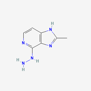 4-Hydrazinyl-2-methyl-3H-imidazo[4,5-c]pyridine - 