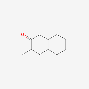 2(1H)-Naphthalenone, octahydro-3-methyl-, (3alpha,4abeta,8aalpha)- - 55332-01-9